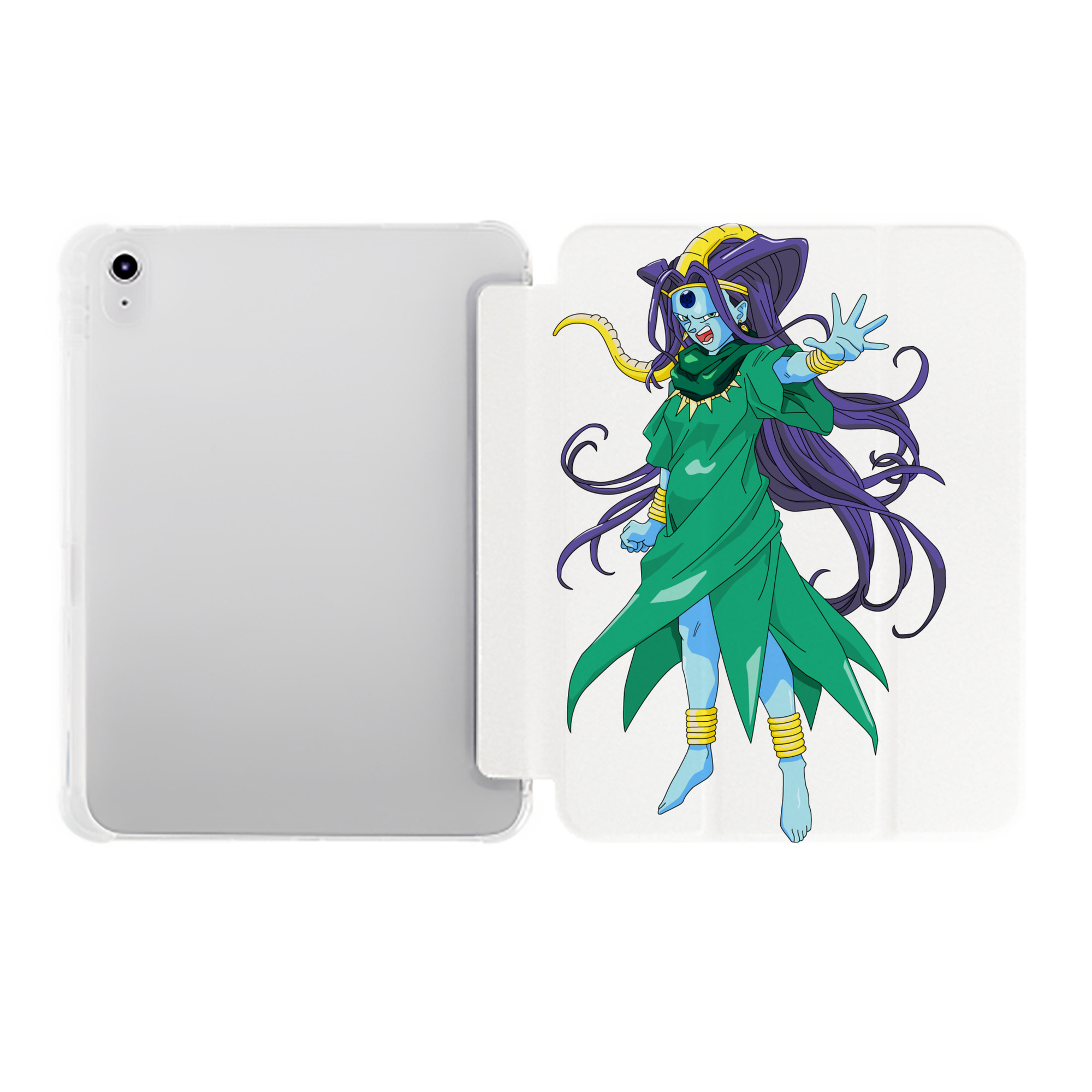 （画像用） ドラゴンボール DRAGON BALL IPad ケース ペン収納付き 三つ折りスタンド PUレザー×シリコン 対応機種9.5/10.5/10.9インチ